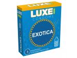 Текстурированные презервативы LUXE Royal Exotica - 3 шт. #198349