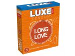 Презервативы с продлевающим эффектом LUXE Royal Long Love - 3 шт. #198351