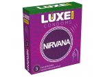 Презервативы с увеличенным количеством смазки LUXE Royal Nirvana - 3 шт. #198352