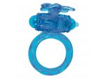 Голубое виброкольцо на пенис Flutter-Ring  #20831