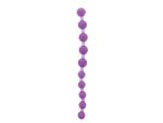 Фиолетовая анальная цепочка JUMBO JELLY THAI BEADS CARDED LAVENDER - 31,8 см. #25274
