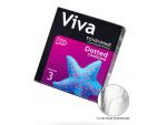 Презервативы с точечками VIVA Dotted - 3 шт. #200555