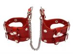 Красные изящные наручники Ellada #202018