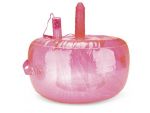 Розовая надувная подушка для секса в вибратором #203131