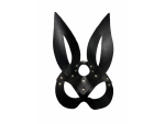 Черная кожаная маска зайки Miss Bunny #203727
