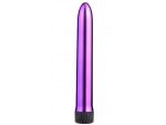 Фиолетовый классический вибратор - 18 см. #204152