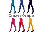 Бархатистые колготки Coloured Opaques #211994