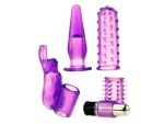 Фиолетовый вибронабор Foreplay Couples Kit #220460