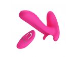 Розовый мультифункциональный вибратор Remote Control Massager #225278