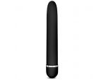 Черный классический вибратор Luxuriate - 17,8 см. #225447