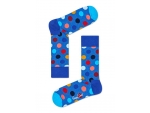 Синие носки унисекс в горох Big Dot Sock #228372