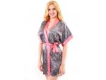 Кокетливый короткий халат-кимоно #229964