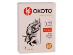 Тонкие презервативы OKOTO Thin Extra Soft - 3 шт. #255495