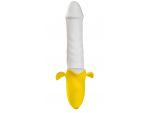 Мощный пульсатор в форме банана Banana Pulsator - 19,5 см. #260713