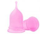 Розовая менструальная чаша HANNA
