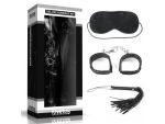 БДСМ-набор Deluxe Bondage Kit для игр: маска, наручники, плётка #294181