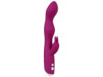Фиолетовый вибратор A & G-Spot Rabbit Vibrator для стимуляции зон G и A - 23,6 см. #296868