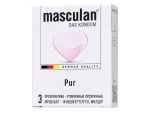 Супертонкие презервативы Masculan Pur - 3 шт. #296886