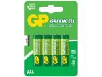 Батарейки солевые GP GreenCell AAA/R03G - 4 шт. #297807