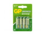 Батарейки солевые GP GreenCell AA/R6G - 4 шт. #297808