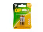 Батарейки GP Ultra Alkaline 24А AАA/LR03 24AU-CR2 - 2 шт. #297903