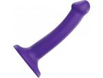 Фиолетовый фаллоимитатор-насадка Strap-On-Me Dildo Dual Density size S - 17 см. #298032