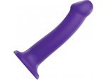 Фиолетовый фаллоимитатор-насадка Strap-On-Me Dildo Dual Density size L - 19 см. #298034