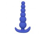 Синяя анальная пробка Cheeky X-6 Beads - 12,75 см. #299763