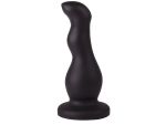 Чёрный анальный стимулятор для массажа простаты - 13,5 см. #32769