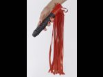 Плеть "Ракета" с красными хвостами - 65 см. #34073