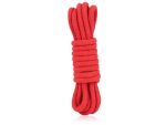 Красная хлопковая веревка для связывания - 3 м. #35036