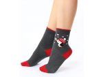 Хлопковые носки с веселым пингвином Christmas Socks #350703