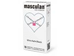 Ультрапрочные презервативы Masculan Ultra Safe Black - 10 шт. #366815