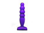 Фиолетовый анальный стимулятор Large Bubble Plug - 14,5 см. #40408