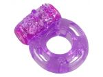 Фиолетовое эрекционное виброкольцо Bliss Mate Vibration Cock Ring #45031