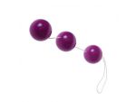 Фиолетовые вагинальные шарики на веревочке #45517