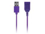 Фиолетовый удлинитель USB-провода - 100 см. #45917