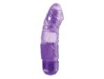 Фиолетовый вибромассажёр JELLY JOY 6INCH 10 RHYTHMS - 15 см. #47338