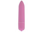 Розовая удлинённая вибропуля Power Bullet Pink - 8,3 см. #49979