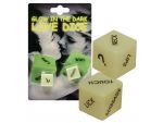 Кубики для любовных игр Glow-in-the-dark с надписями на английском #51776
