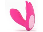Розовый вагинально-клиторальный стимулятор MAGIC EIDOLON #53528
