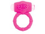Розовое эрекционное виброкольцо A-toys #56478
