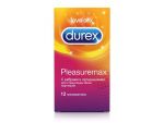 Рельефные презервативы с точками и рёбрами Durex Pleasuremax - 12 шт. #60687