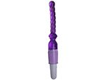 Фиолетовый гелевый анальный вибратор - 25 см. #62154