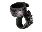 Фиолетово-чёрные наручники BLAZE HANDCUFF PURPLE #65036