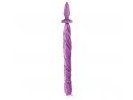 Сиреневая анальная пробка с сиреневым хвостом Unicorn Tails Pastel Purple #66960