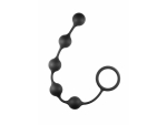Чёрная анальная цепочка Classic Anal Beads - 31,5 см. #99707