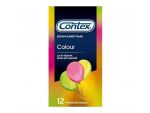 Разноцветные презервативы CONTEX Colour - 12 шт. #1542