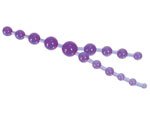 Цепочка фиолетовых анальных шариков #1719