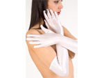Длинные перчатки из эластичного трикотажа #3553